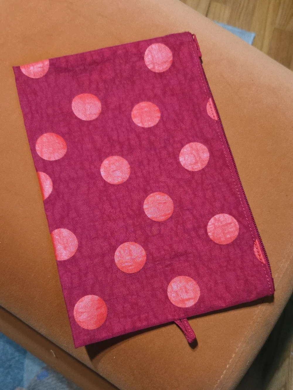 BAGGU Large Flat Pouch - Polka Dot Mix (Red)